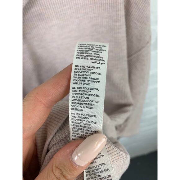 FatFace Women's Waffle Knit Funnel Neck Pullover Sweater Long Sleeve Size 8 - Picture 5 of 7